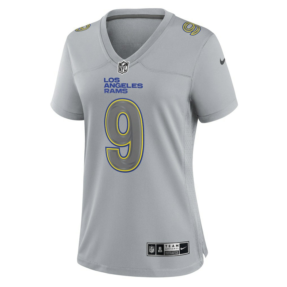 Matthew Stafford Los Angeles Rams Women's Atmosphere Fashion Game Jersey - Gray | Nike cheap