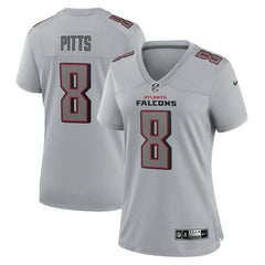 Kyle Pitts Atlanta Falcons Women's Atmosphere Fashion Game Jersey - Gray | Nike on sale