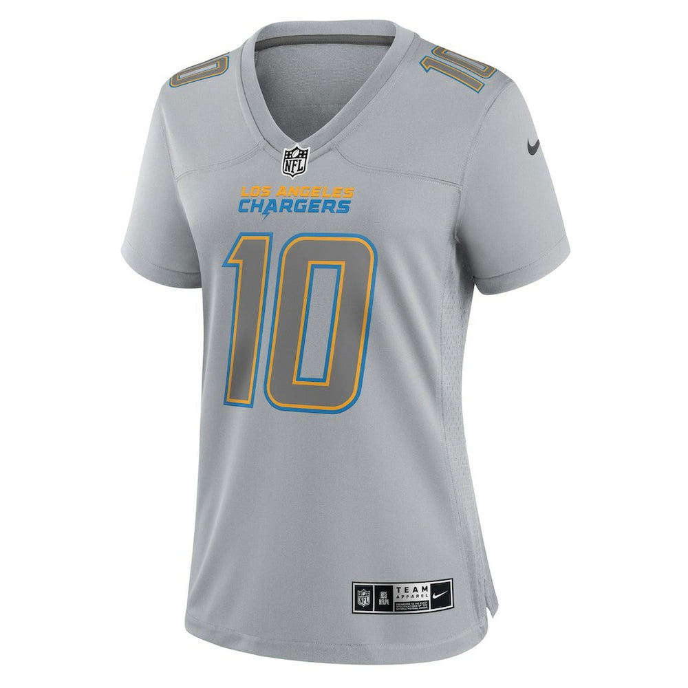 Justin Herbert Los Angeles Chargers Women's Atmosphere Fashion Game Jersey - Gray | Nike online