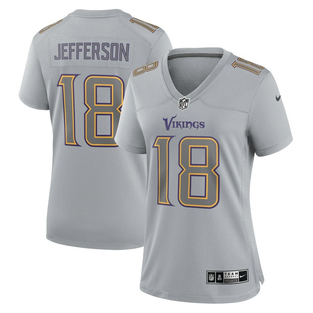 Justin Jefferson Minnesota Vikings Women's Atmosphere Fashion Game Jersey - Gray | Nike discount