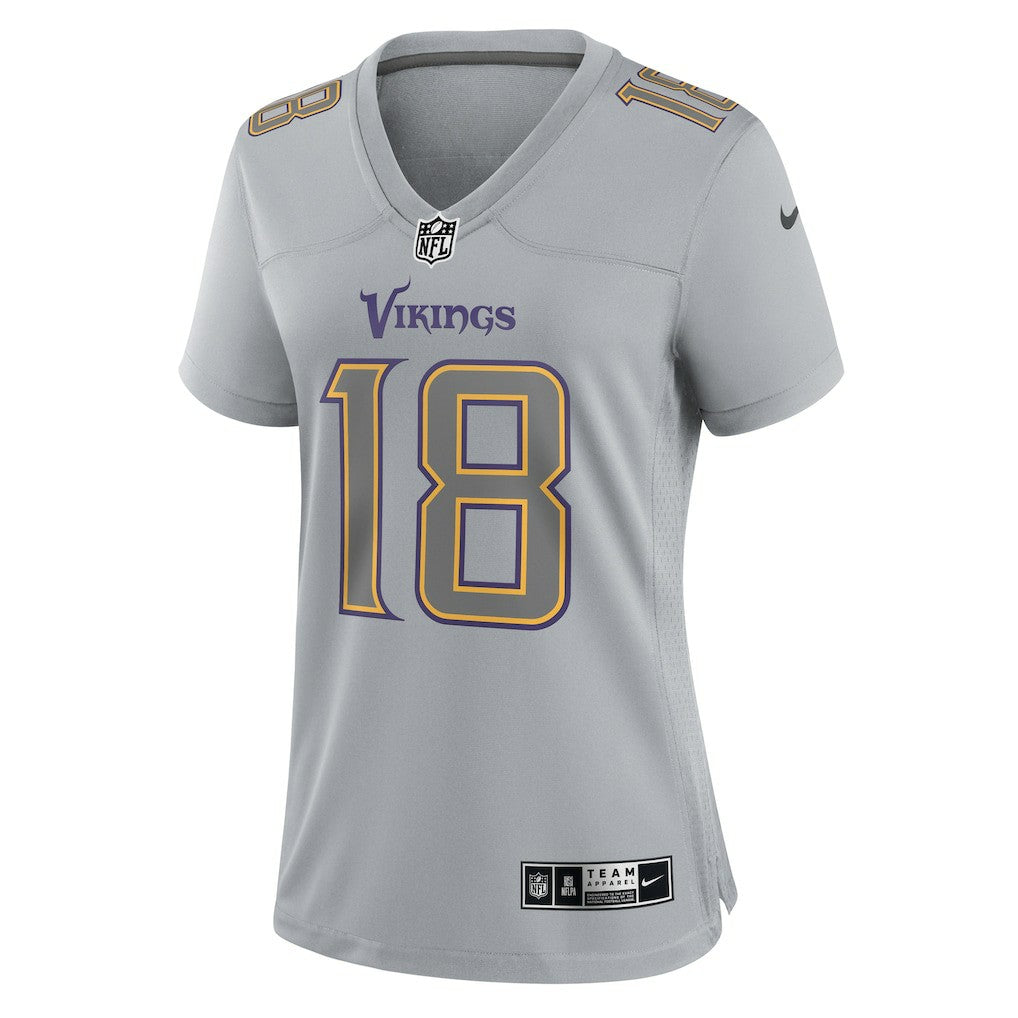 Justin Jefferson Minnesota Vikings Women's Atmosphere Fashion Game Jersey - Gray | Nike discount