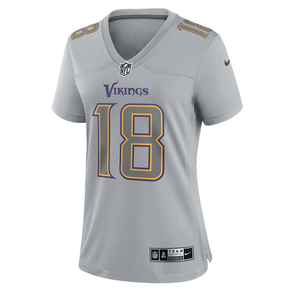 Justin Jefferson Minnesota Vikings Women's Atmosphere Fashion Game Jersey - Gray | Nike discount