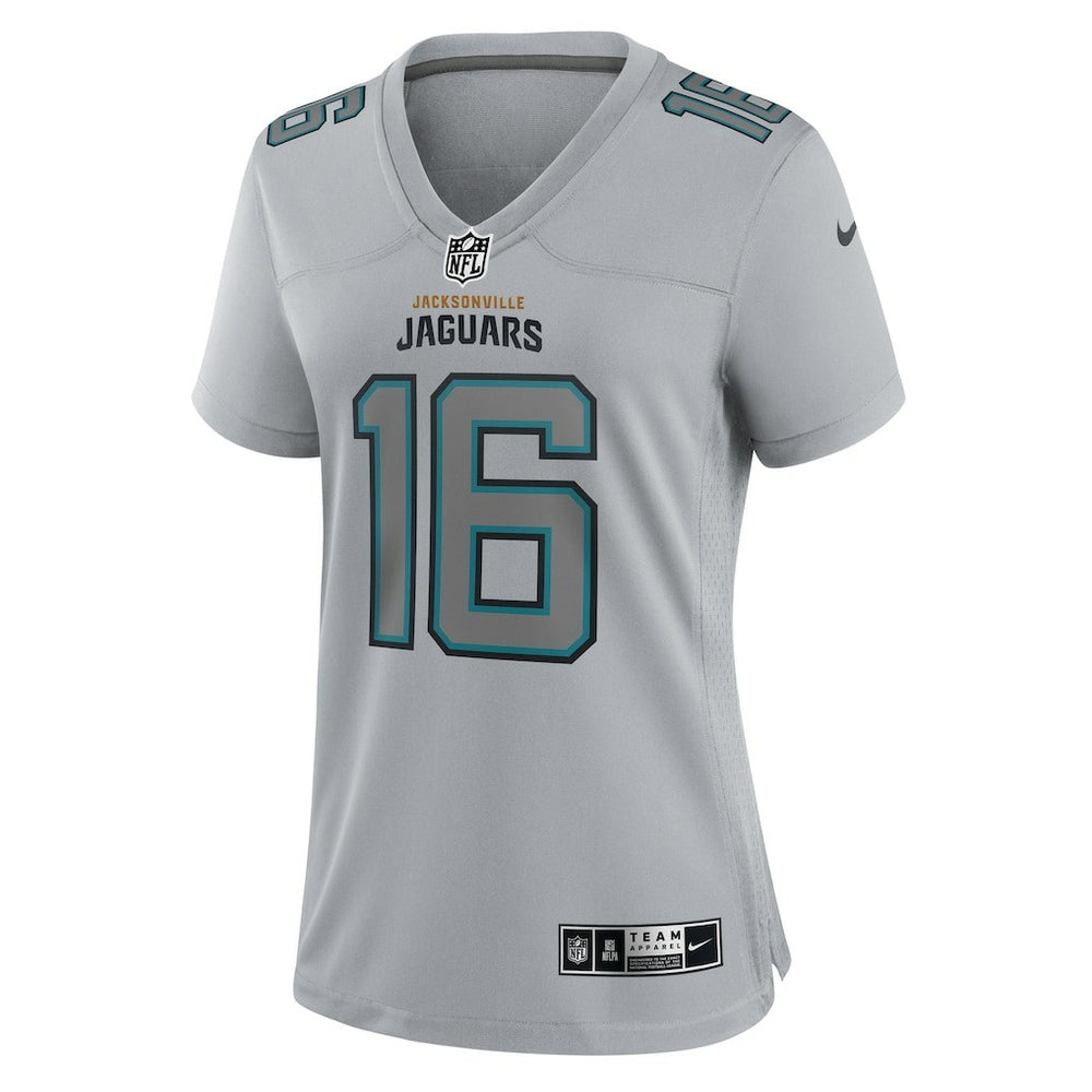 Trevor Lawrence Jacksonville Jaguars Women's Atmosphere Fashion Game Jersey - Gray | Nike discount