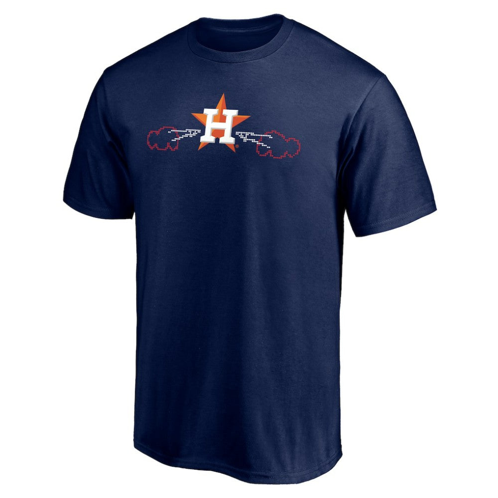 Houston Astros Hometown Collection Scoreboard Bull T-Shirt - Navy