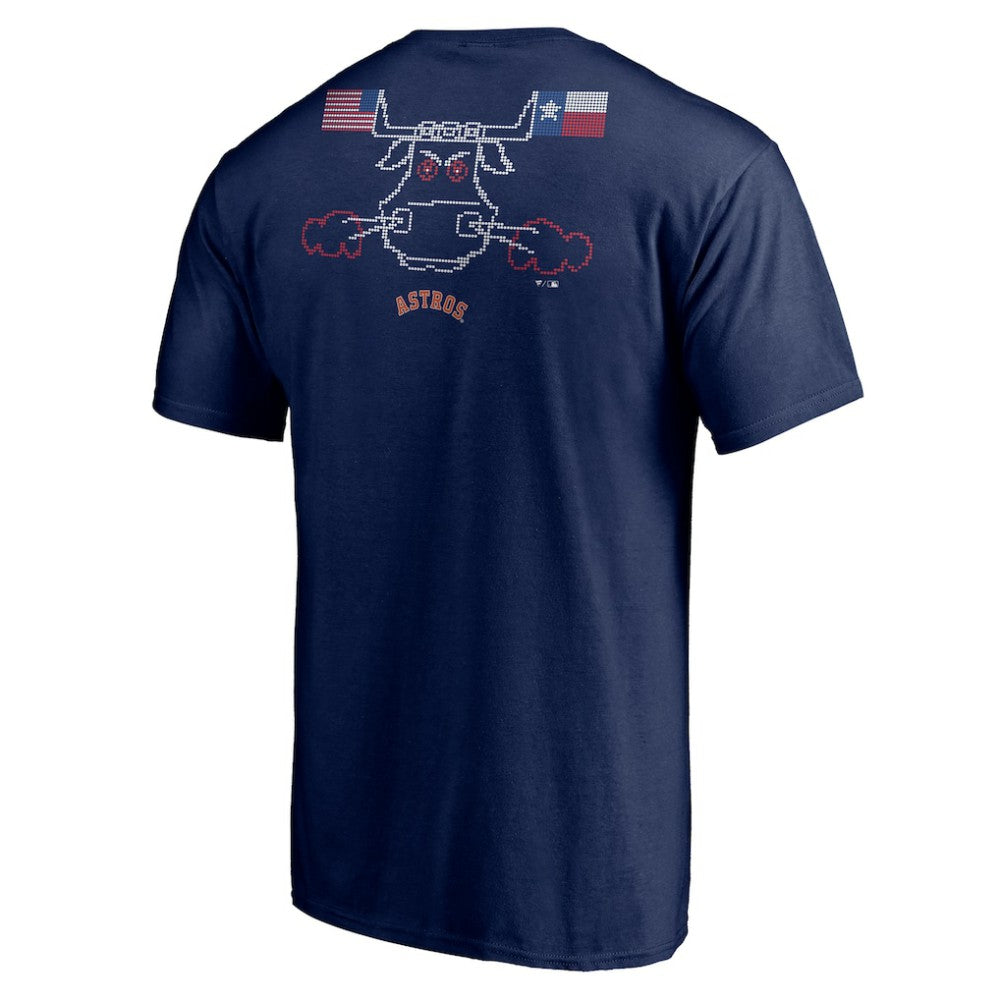 Houston Astros Hometown Collection Scoreboard Bull T-Shirt - Navy