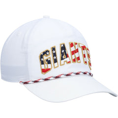 San Francisco Giants Flag Flutter Hitch Snapback Hat - White | 47 brand