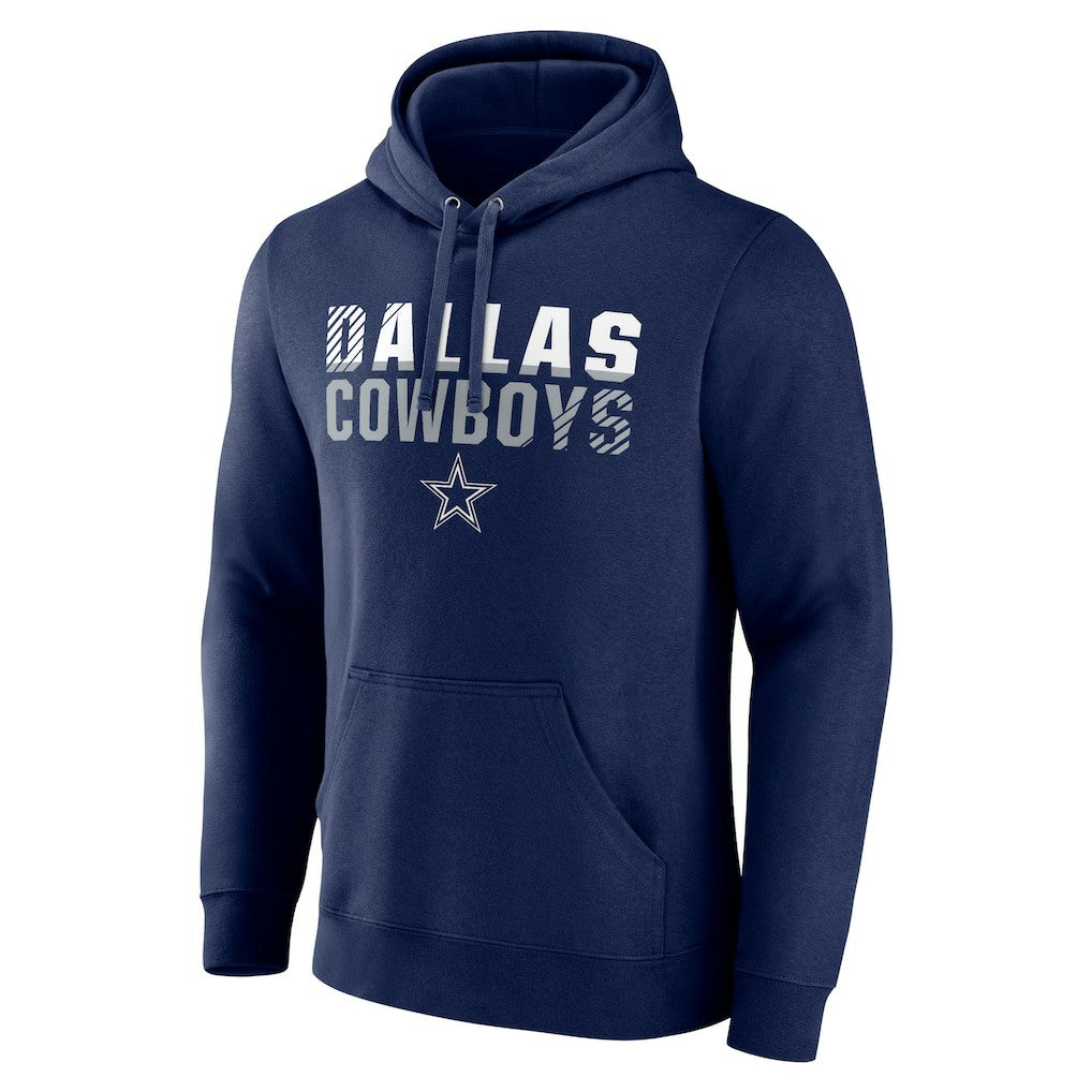 Dallas Cowboys Fade Out Fitted Pullover Hoodie - Navy for sale