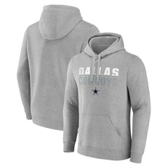 Dallas Cowboys Fade Out Pullover Hoodie - Heathered Gray on sale