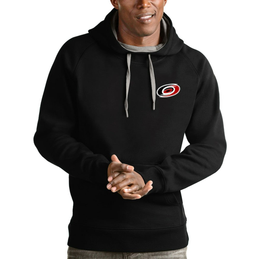 Carolina Hurricanes Antigua Team Victory Pullover Hoodie Black