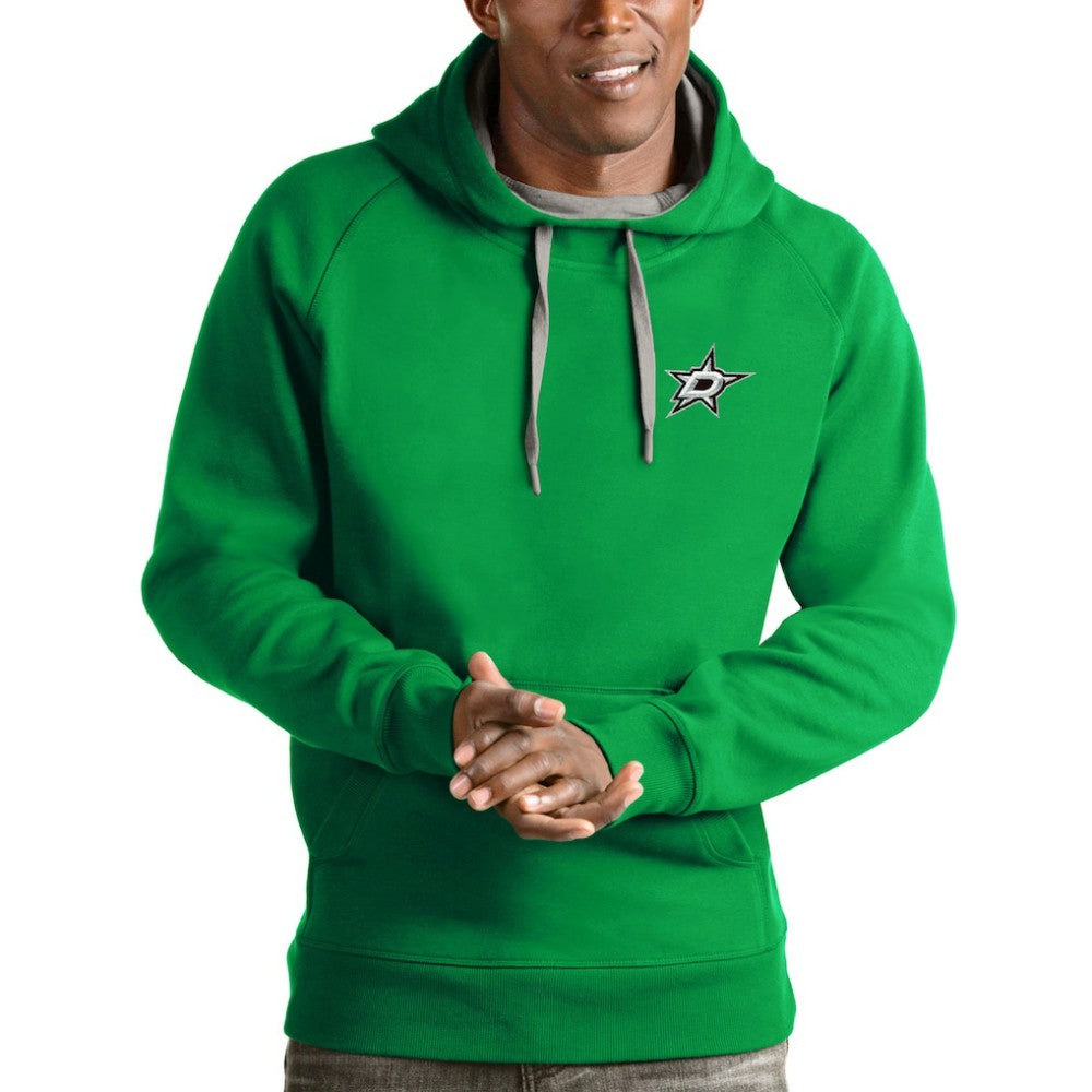 Dallas Stars Antigua Victory Pullover Hoodie Kelly Green
