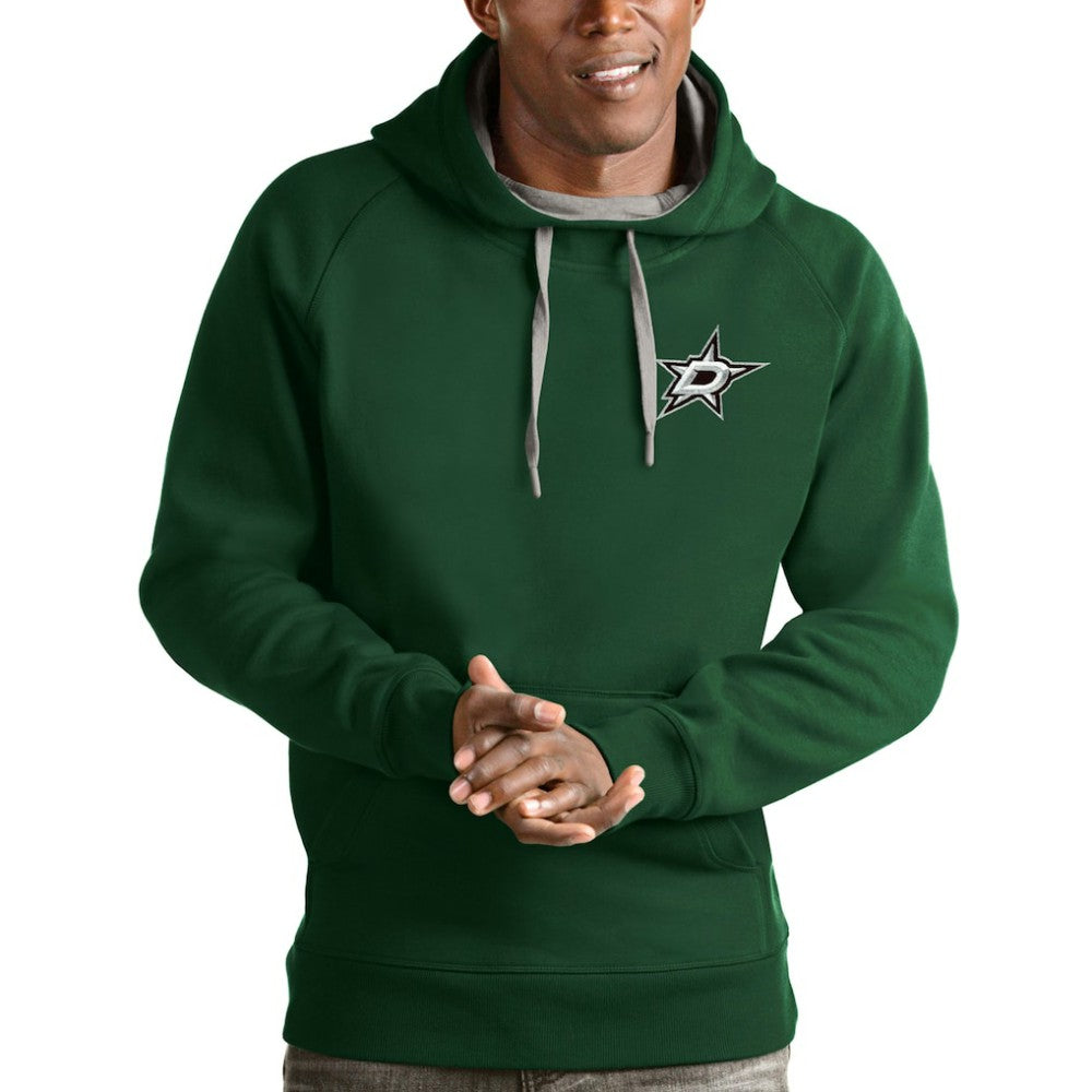 Dallas Stars Antigua Victory Pullover Hoodie Hunter Green