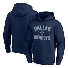 Dallas Cowboys Victory Arch Team Fitted Pullover Hoodie - Navy cheap