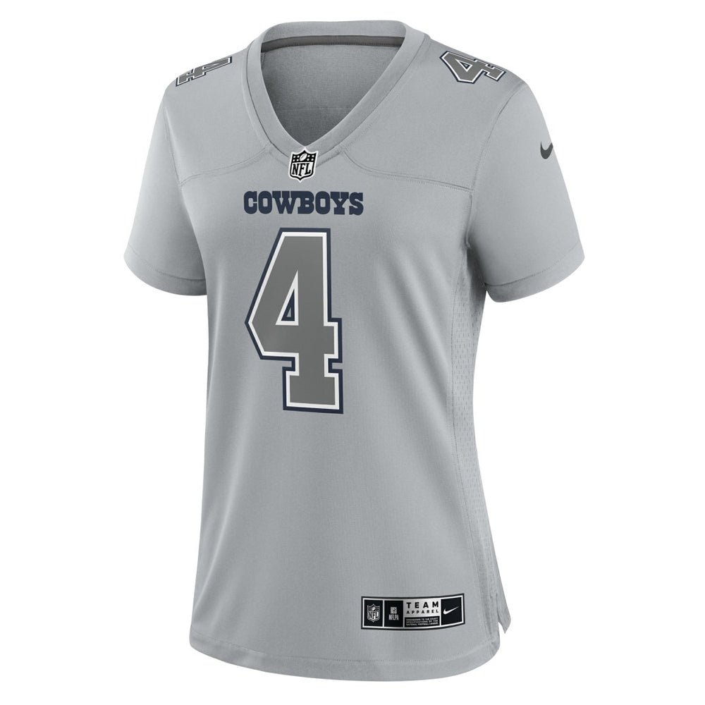 Dak Prescott Dallas Cowboys Women's Atmosphere Fashion Game Jersey - Gray | Nike for sale