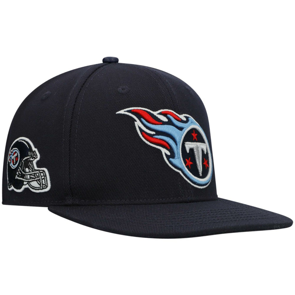 Tennessee Titans Pro Standard Logo II Snapback Hat - Navy on sale