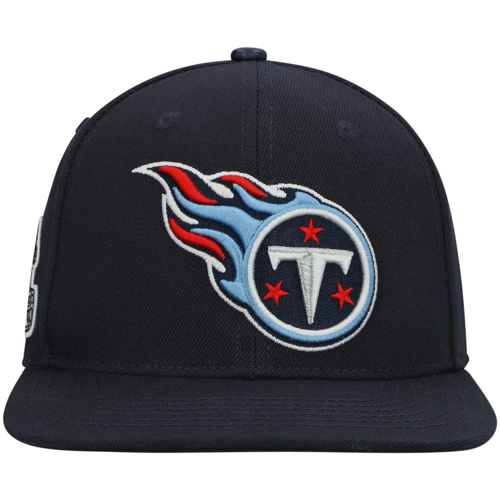 Tennessee Titans Pro Standard Logo II Snapback Hat - Navy on sale