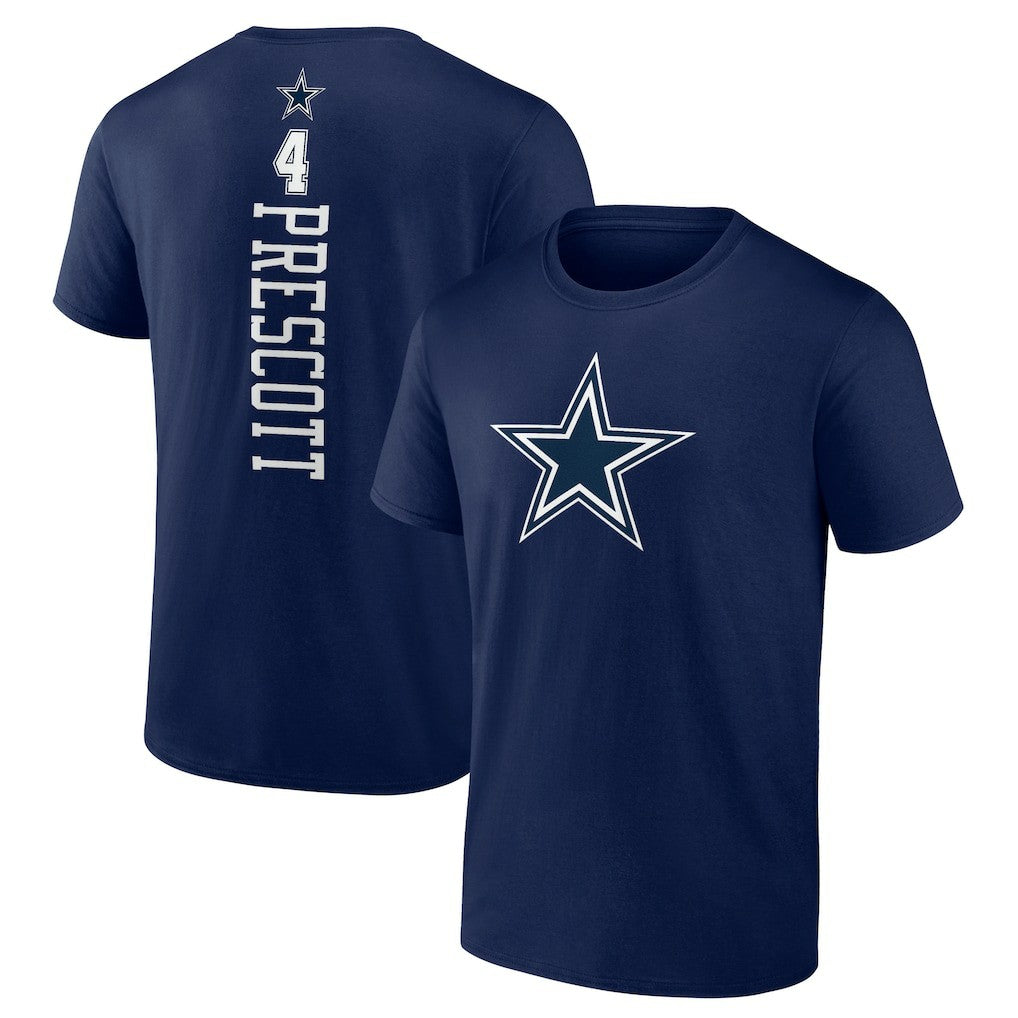 Dak Prescott Dallas Cowboys Playmaker T-Shirt - Navy for sale