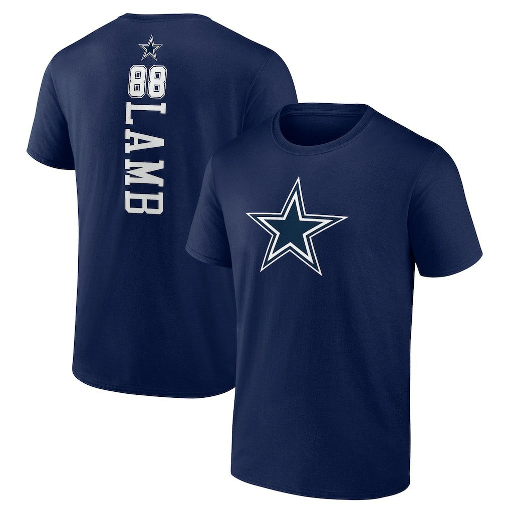 CeeDee Lamb Dallas Cowboys Playmaker T-Shirt - Navy for sale