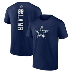 CeeDee Lamb Dallas Cowboys Playmaker T-Shirt - Navy for sale