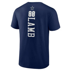 CeeDee Lamb Dallas Cowboys Playmaker T-Shirt - Navy for sale