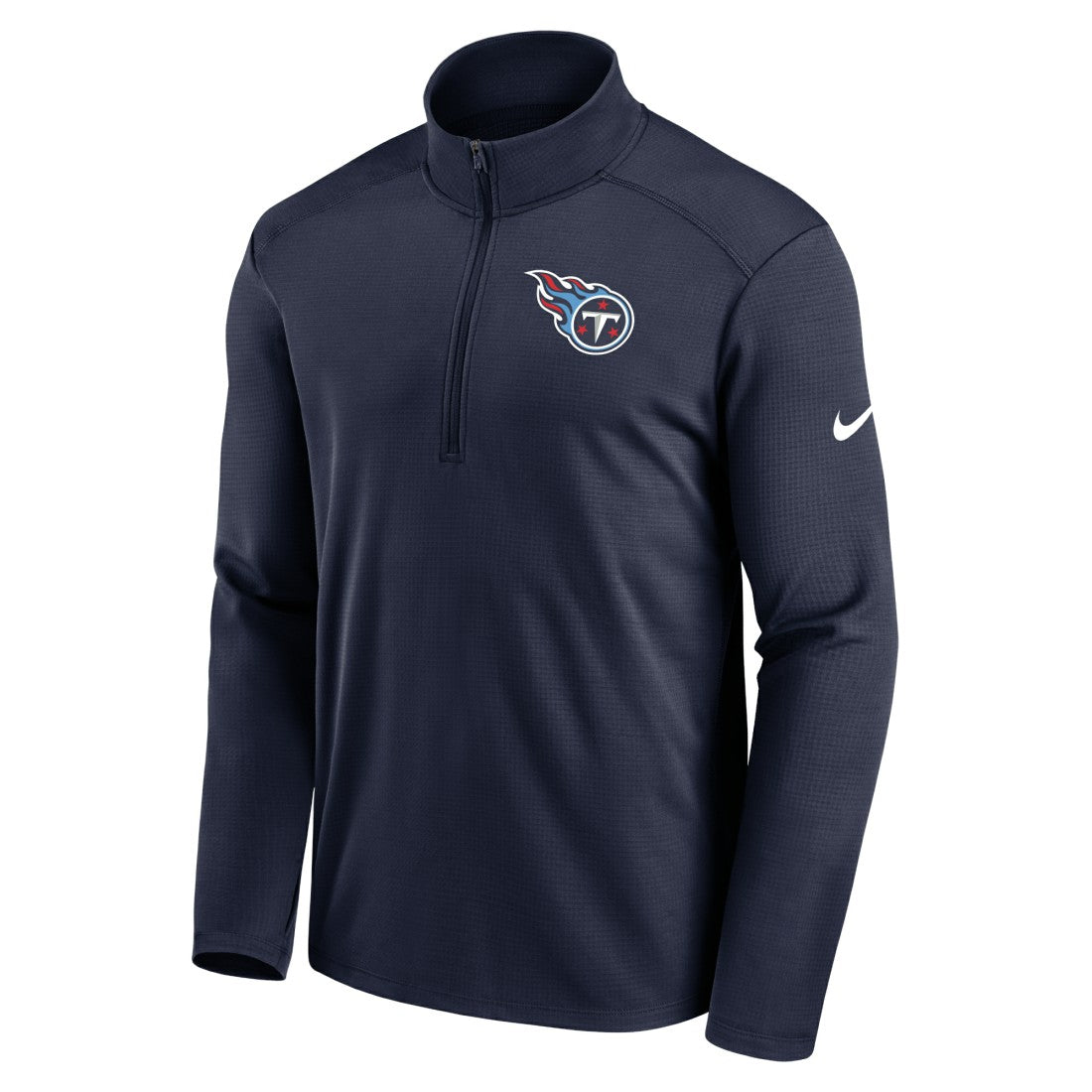 Tennessee Titans Logo Pacer Performance Half-Zip Jacket - Navy | Nike online