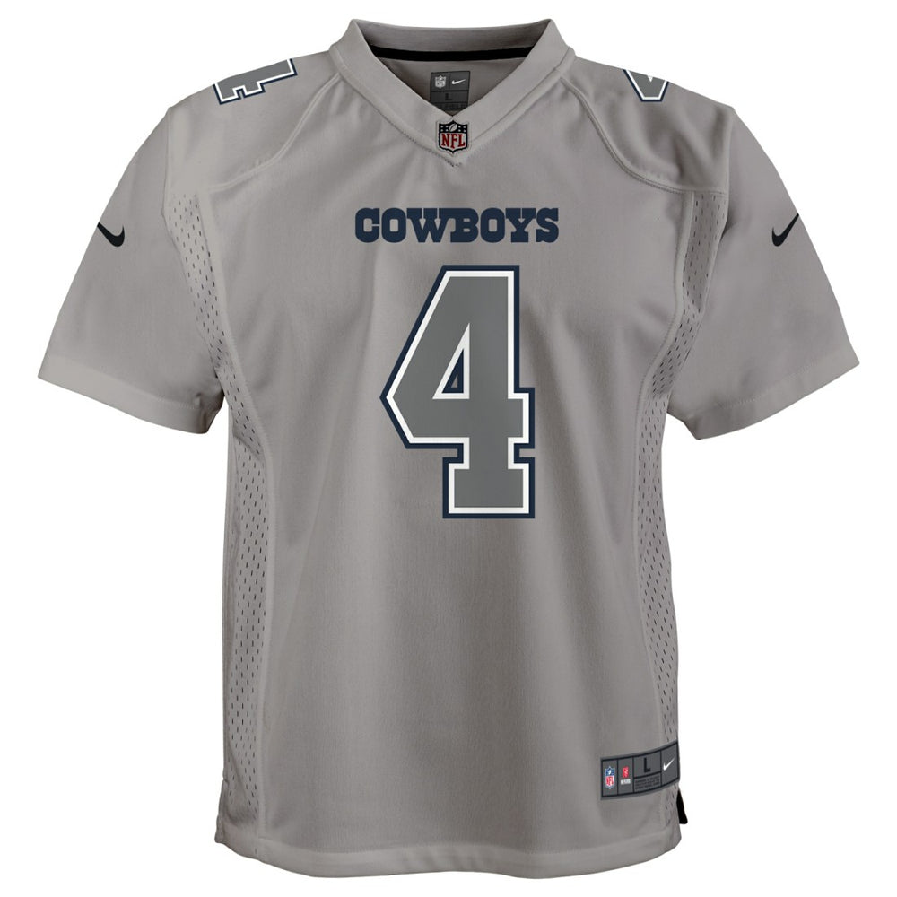 Dak Prescott Dallas Cowboys Youth Atmosphere Game Jersey - Gray | Nike cheap