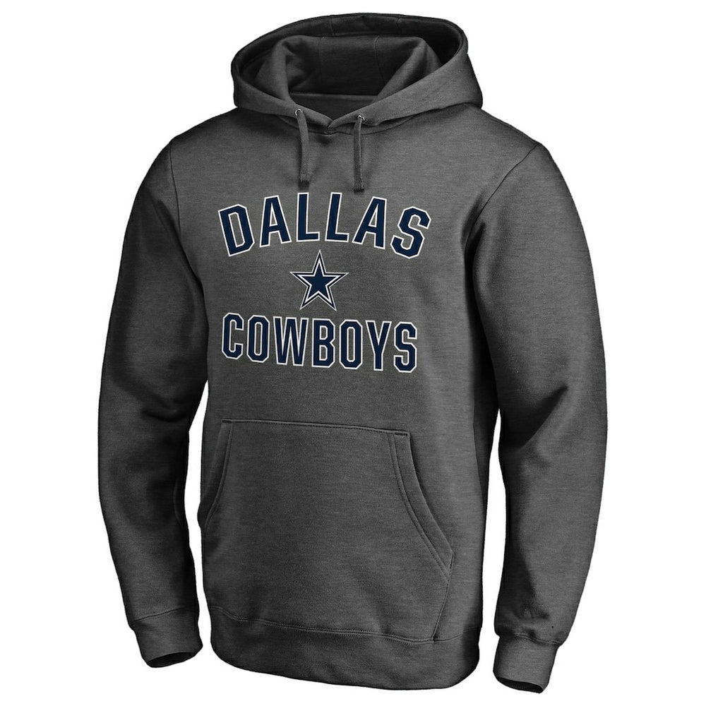 Dallas Cowboys Victory Arch Team Fitted Pullover Hoodie - Charcoal on sale