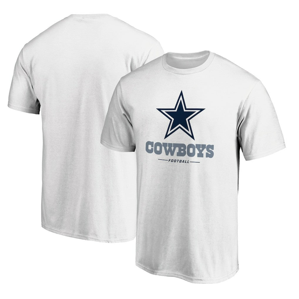 Dallas Cowboys Team Lockup T-Shirt - White sale
