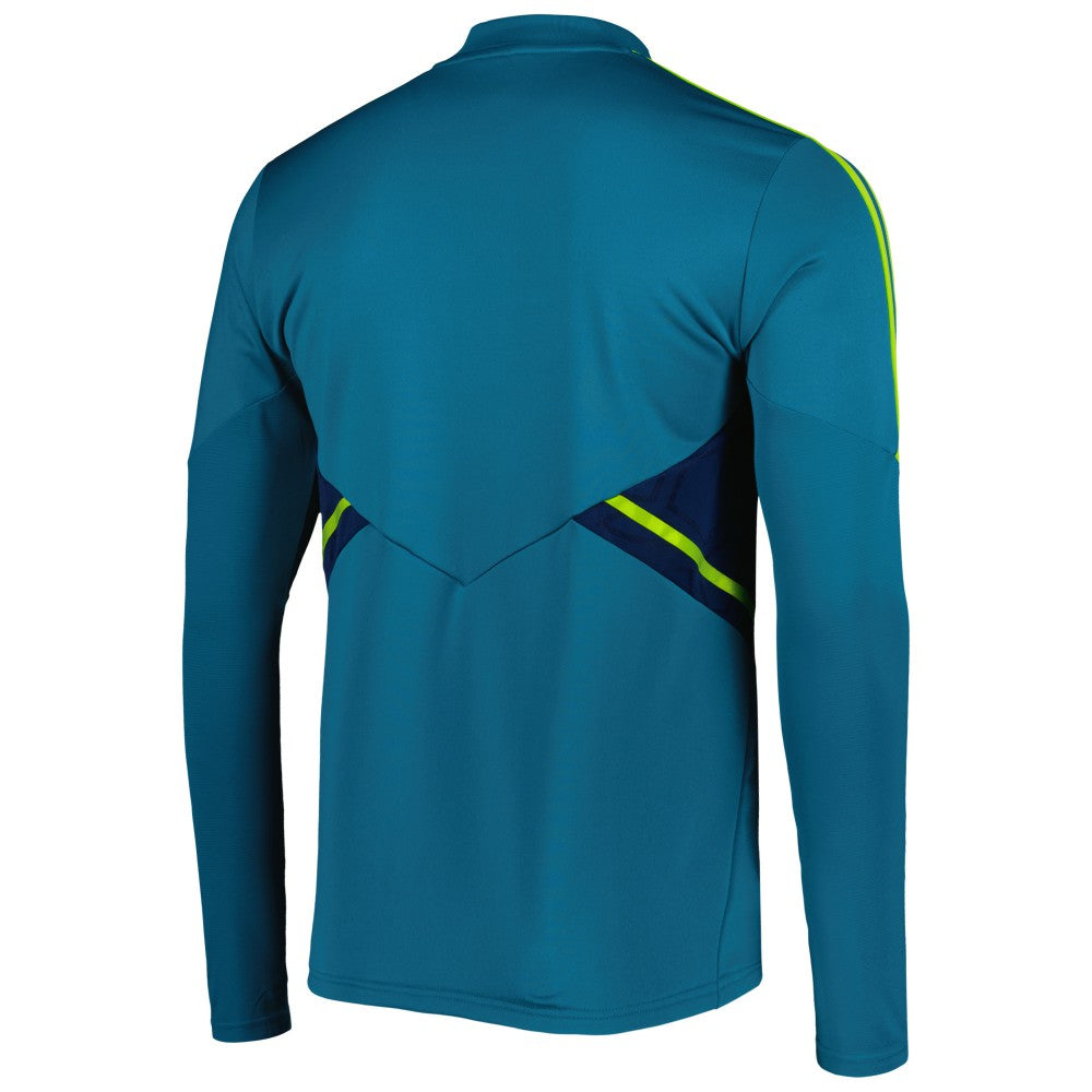 Juventus Team Training AEROREADY Quarter-Zip Top - Teal | Adidas on sale