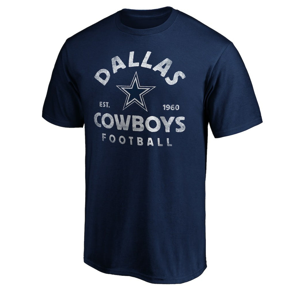 Dallas Cowboys Vintage Arch T-Shirt - Navy for sale