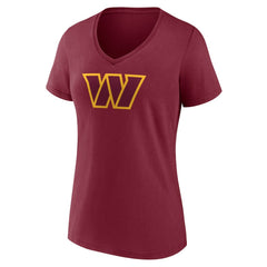 Terry McLaurin Washington Commanders Women's Player Icon Name & Number V-Neck T-Shirt - Burgundy sale