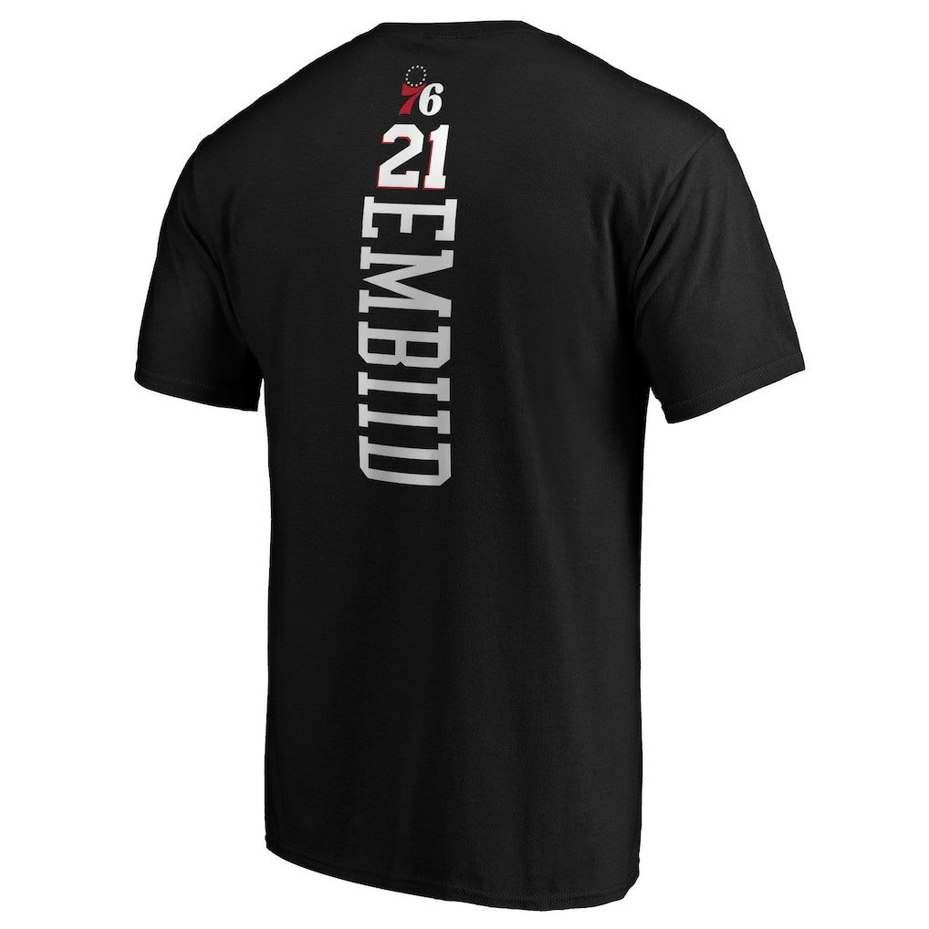 Joel Embiid Philadelphia 76ers Playmaker Name & Number T-Shirt - Black on sale