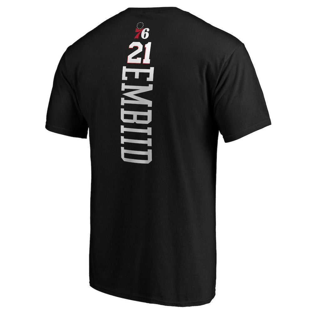 Joel Embiid Philadelphia 76ers Playmaker Name & Number T-Shirt - Black on sale
