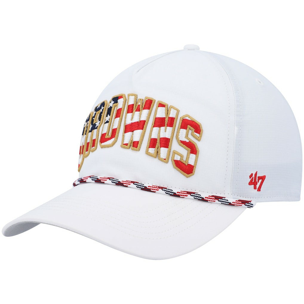 Cleveland Browns '47 Hitch Stars and Stripes Trucker Adjustable Hat - White for sale
