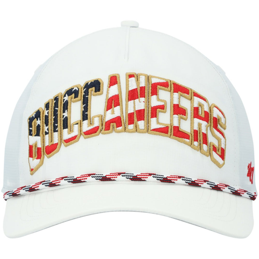 Tampa Bay Buccaneers '47 Hitch Stars and Stripes Trucker Adjustable Hat - White on sale