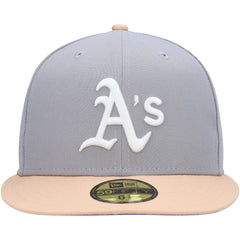 Athletics 1987 MLB All-Star Game Purple Undervisor 59FIFTY Fitted Hat - Gray/Peach | New Era