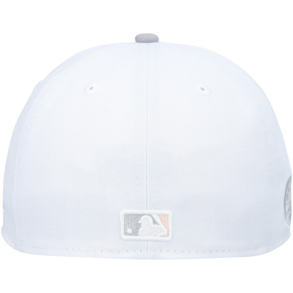 Colorado Rockies 2007 World Series Side Patch Undervisor 59FIFTY Fitted Hat - White/Gray | New Era