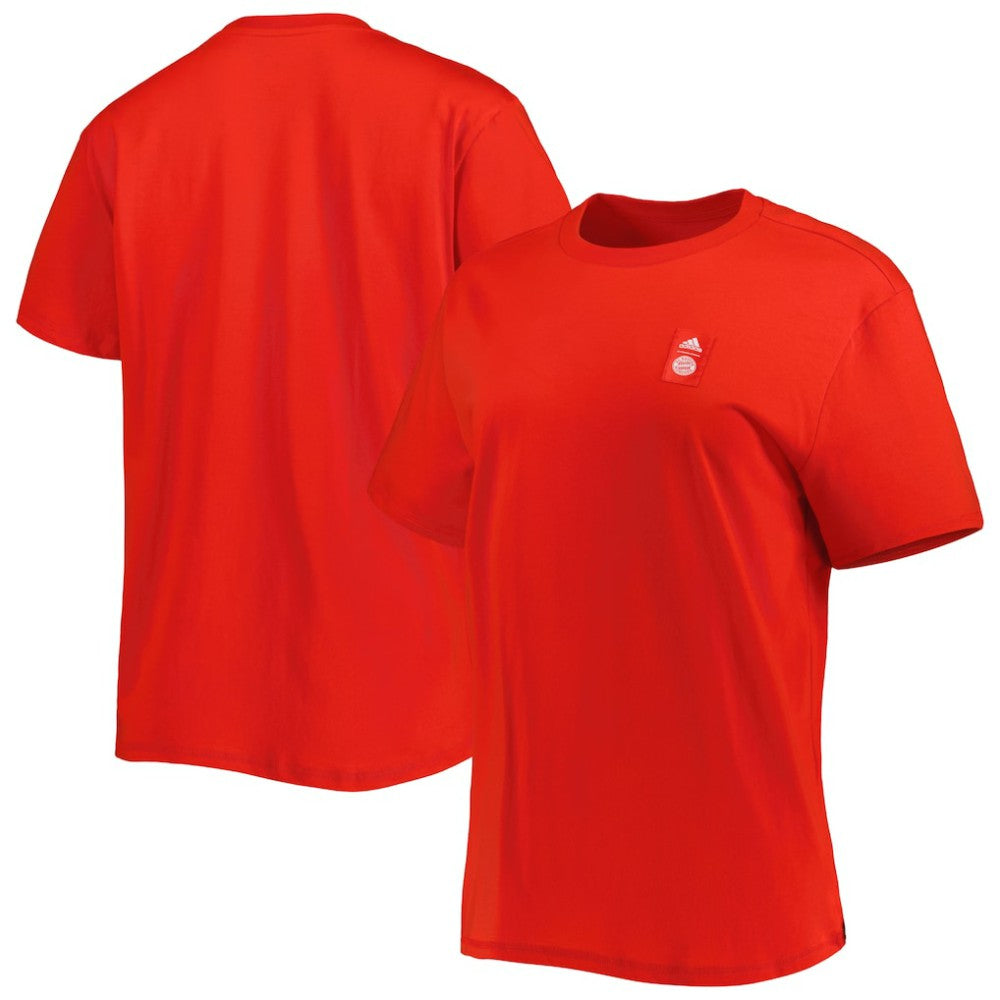 Bayern Munich Women's DNA T-Shirt - Red | Adidas cheap