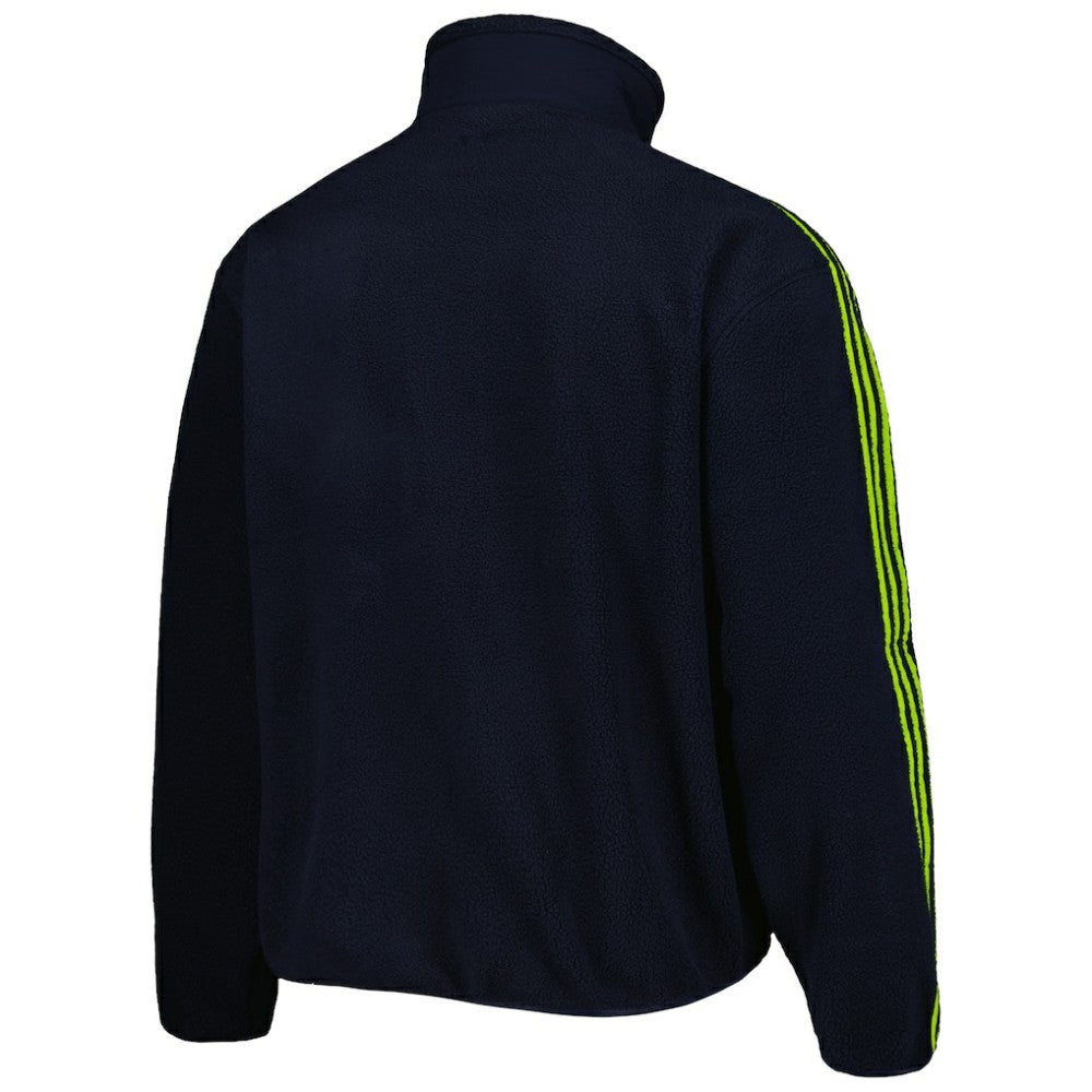 Manchester United Lifestyler Fleece Full-Zip Jacket - Navy | Adidas shop