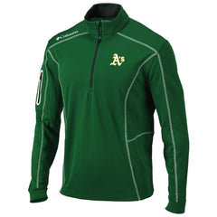 Athletics Shotgun Omni-Wick Quarter-Zip Pullover Jacket - Green | Columbia