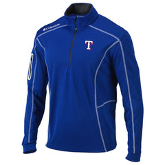 Texas Rangers Shotgun Omni-Wick Quarter-Zip Pullover Jacket - Royal | Columbia