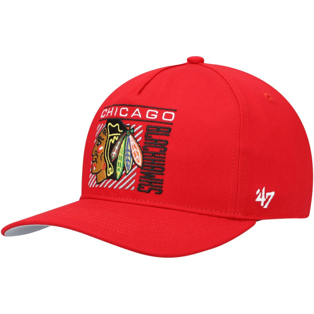 Chicago Blackhawks '47 Reflex Hitch Snapback Hat Red