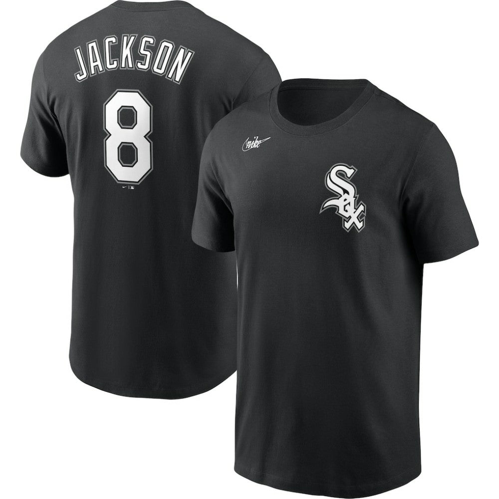 Bo Jackson Chicago White Sox Cooperstown Collection Name & Number T-Shirt - Black | Nike