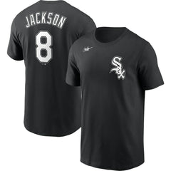 Bo Jackson Chicago White Sox Cooperstown Collection Name & Number T-Shirt - Black | Nike