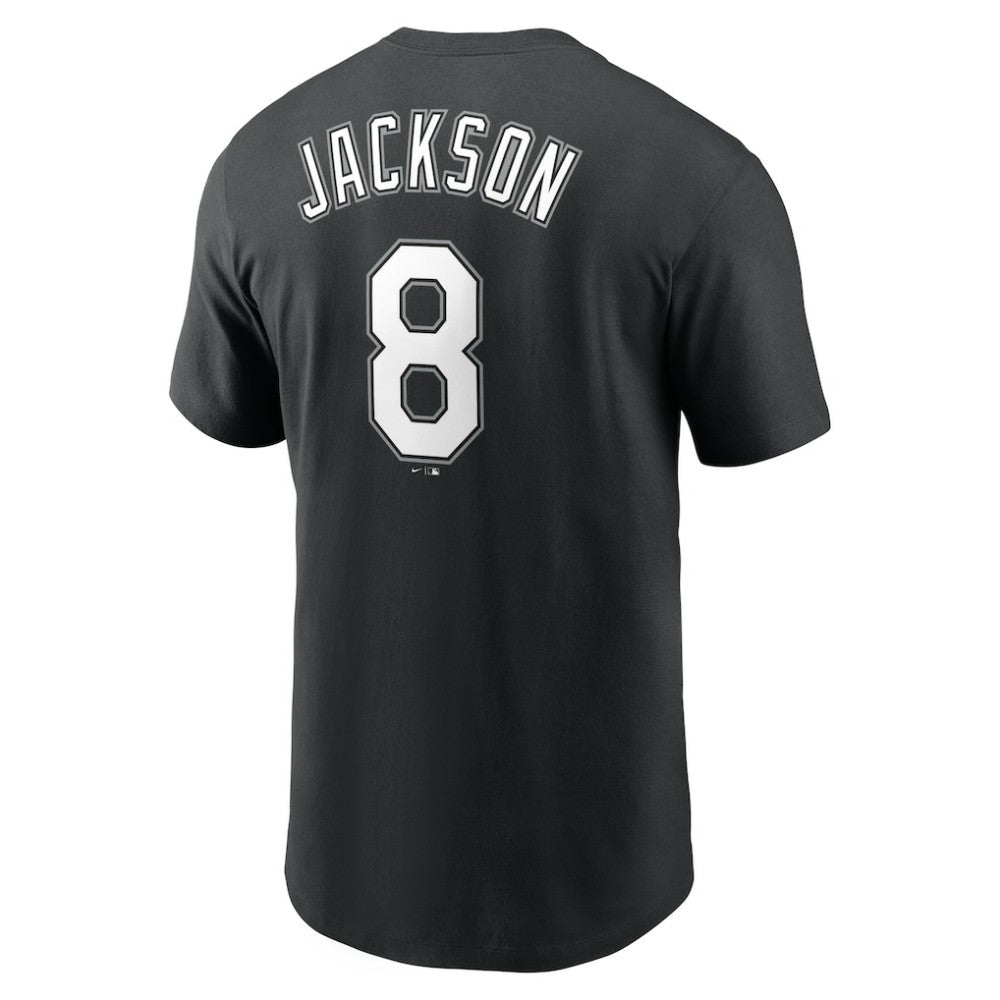 Bo Jackson Chicago White Sox Cooperstown Collection Name & Number T-Shirt - Black | Nike