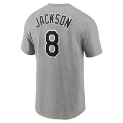 Bo Jackson Chicago White Sox Cooperstown Collection Name & Number T-Shirt - Heathered Gray | Nike