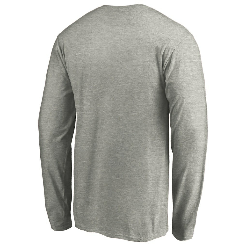 Chicago Bulls Primary Team Logo Long Sleeve T-Shirt sale - Heathered Gray on sale
