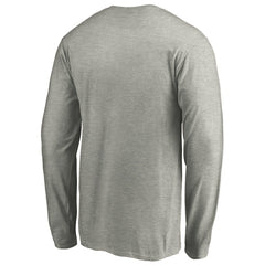 Chicago Bulls Alternate Team Logo Long Sleeve T-Shirt sale - Heathered Gray discount