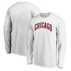 Chicago Bulls Alternate Team Logo Long Sleeve T-Shirt sale - White for sale