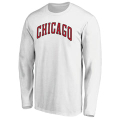 Chicago Bulls Alternate Team Logo Long Sleeve T-Shirt sale - White for sale