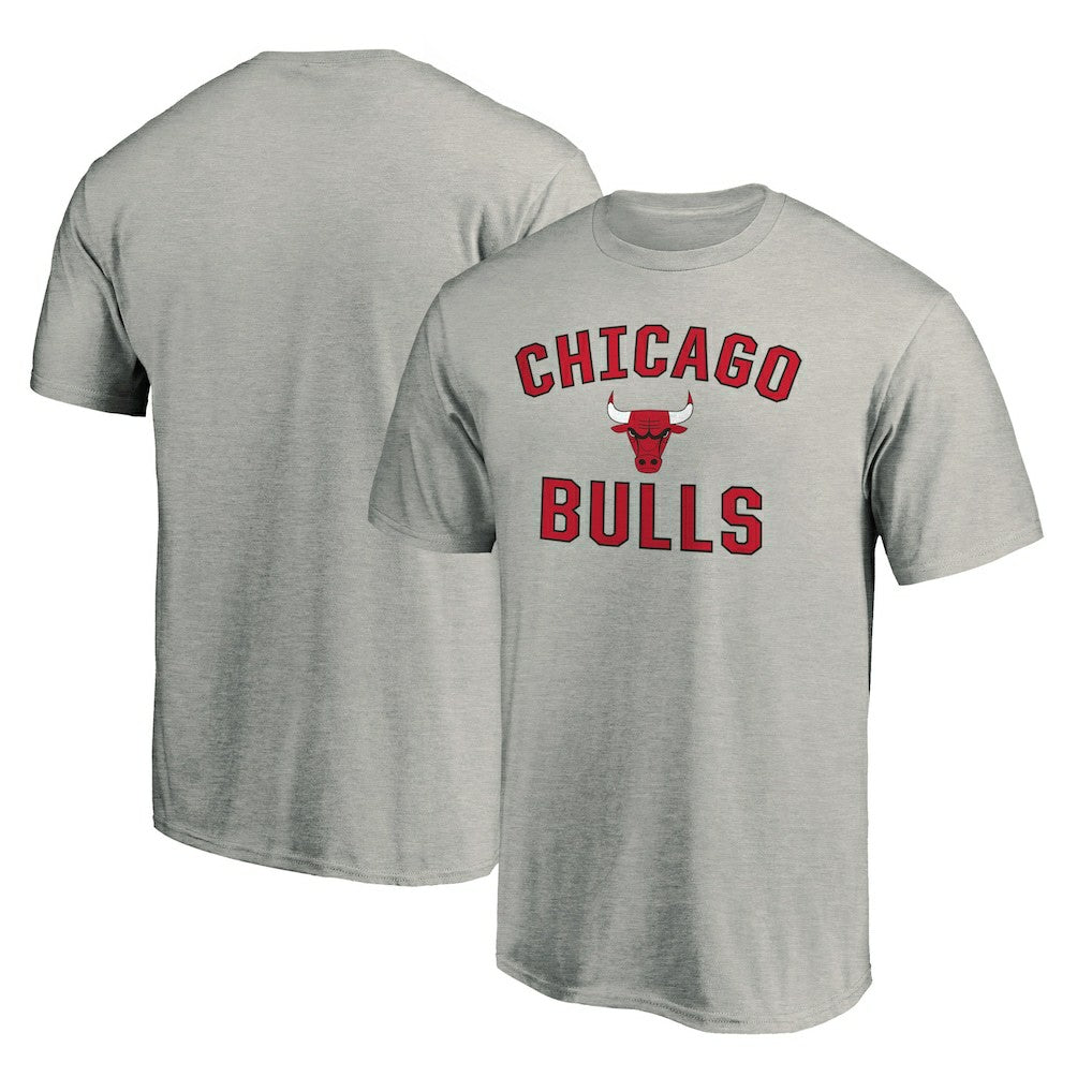 Chicago Bulls Victory Arch T-Shirt sale - Heathered Gray on sale